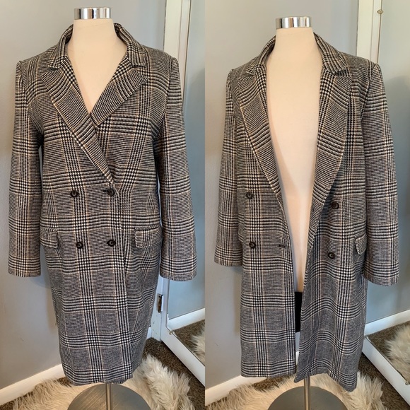 ASTR the Label Tweed Kensington Long coat Overcoat Sz M - Picture 13 of 16